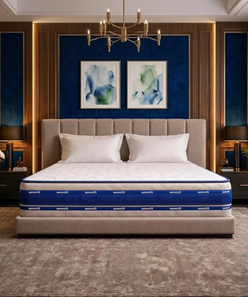 Saltea Ortopedica somnUS Royal, Dual Confort Cool-Rose, 180x200x 28 cm