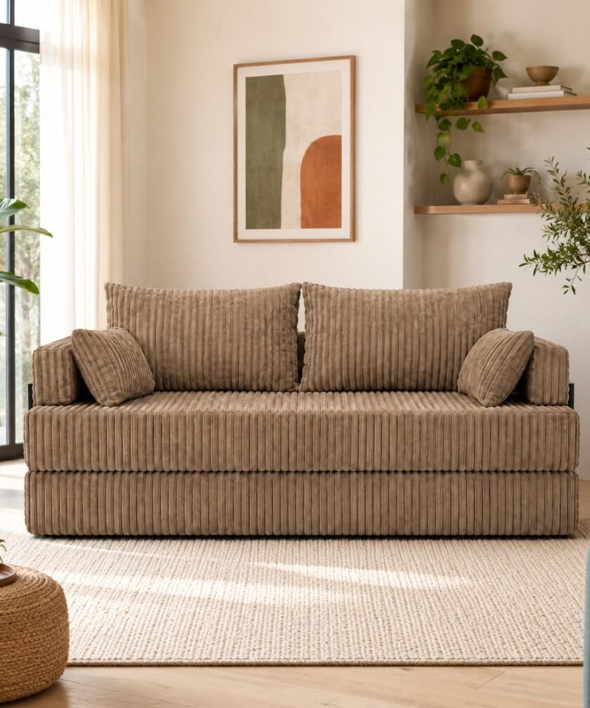 Canapea modulara extensibila somnUS-Tilia, catifea Premium, antiderapanta, 190x82x90cm, Maro 12 Canapea modulara extensibila somnUS-Tilia, catifea Premium, antiderapanta, 190x82x90cm, Maro - imagine 4