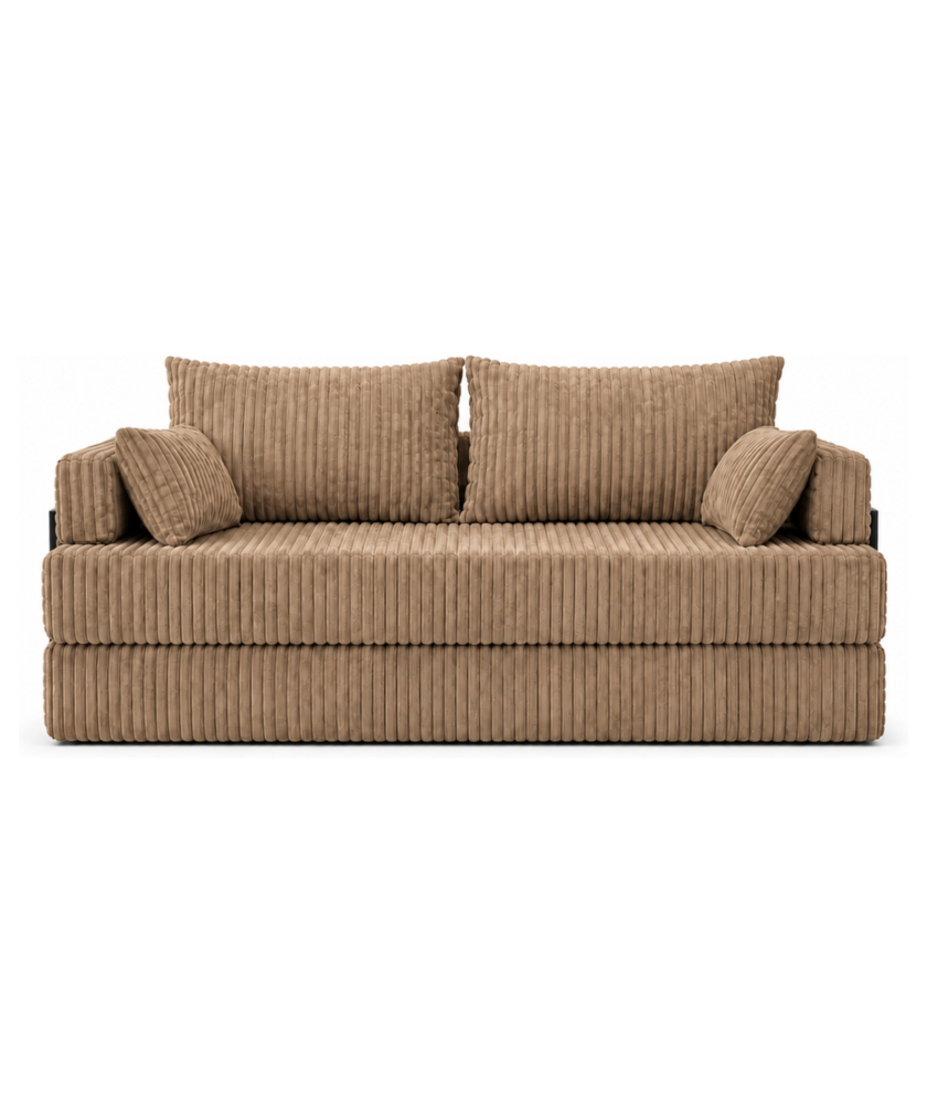 Canapea modulara extensibila somnUS-Tilia, catifea Premium, antiderapanta, 190x82x90cm, Maro 10 Canapea modulara extensibila somnUS-Tilia, catifea Premium, antiderapanta, 190x82x90cm, Maro - imagine 2