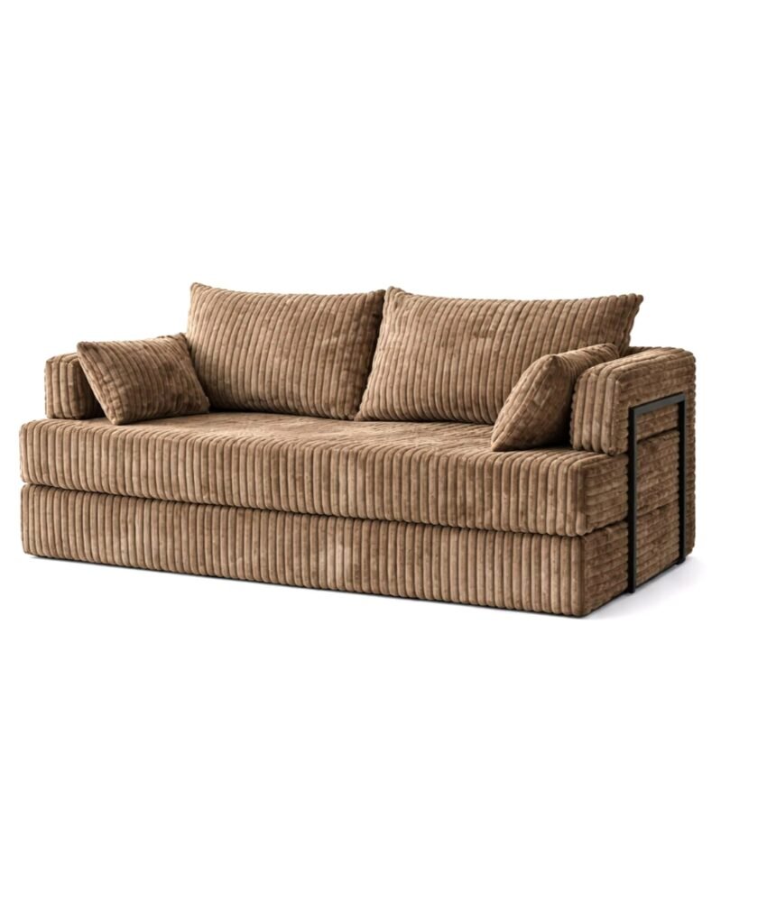 Canapea modulara extensibila somnUS-Tilia, catifea Premium, antiderapanta, 190x82x90cm, Maro 11 Canapea modulara extensibila somnUS-Tilia, catifea Premium, antiderapanta, 190x82x90cm, Maro - imagine 3