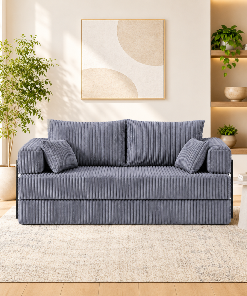 Canapea modulara extensibila somnUS-Tilia, catifea Premium, antiderapanta, 190x82x90cm, Gri Inchis 12 Canapea modulara extensibila somnUS-Tilia, catifea Premium, antiderapanta, 190x82x90cm, Gri Inchis - imagine 4