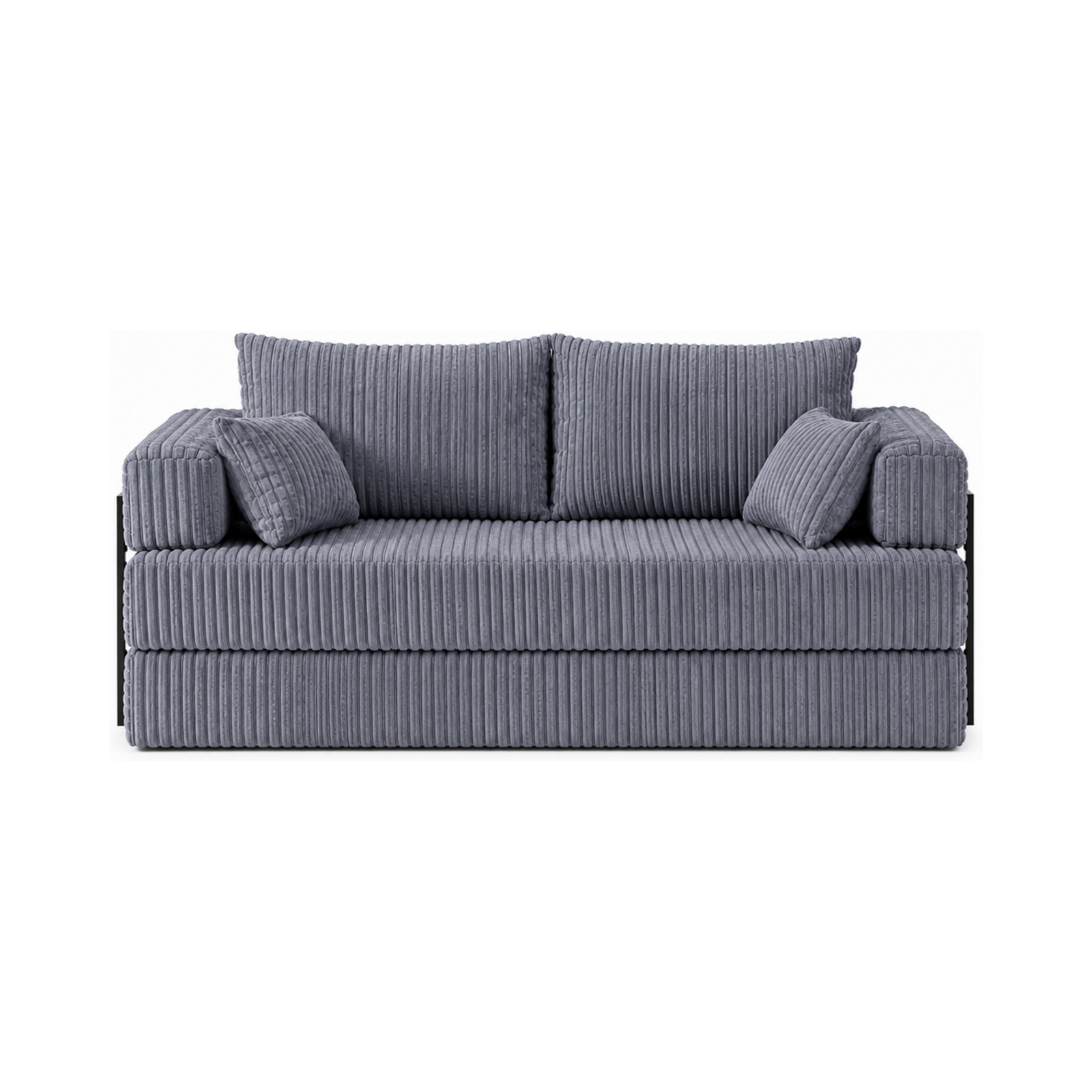 Canapea modulara extensibila somnUS-Tilia, catifea Premium, antiderapanta, 190x82x90cm, Gri Inchis 2 Canapea modulara extensibila somnUS-Tilia, catifea Premium, antiderapanta, 190x82x90cm, Gri Inchis - imagine 2
