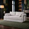 Canapea modulara extensibila somnUS-Tilia, catifea Premium, antiderapanta, 190x82x90cm, Gri Deschis 19 Canapea modulara extensibila somnUS Tilia catifea Premium antiderapanta 190x82x90cm Gri Deschis