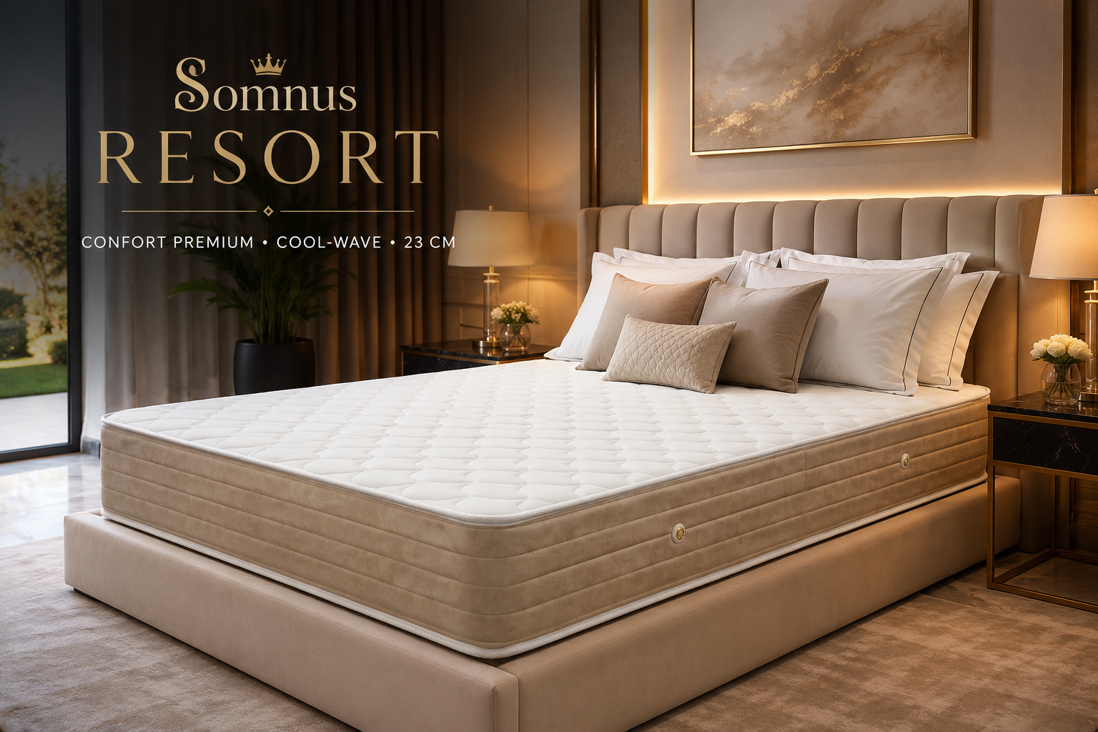 Saltea Ortopedica Somnus Resort, Cool Wave, 180x200 cm 22 resort10 rcc5qc