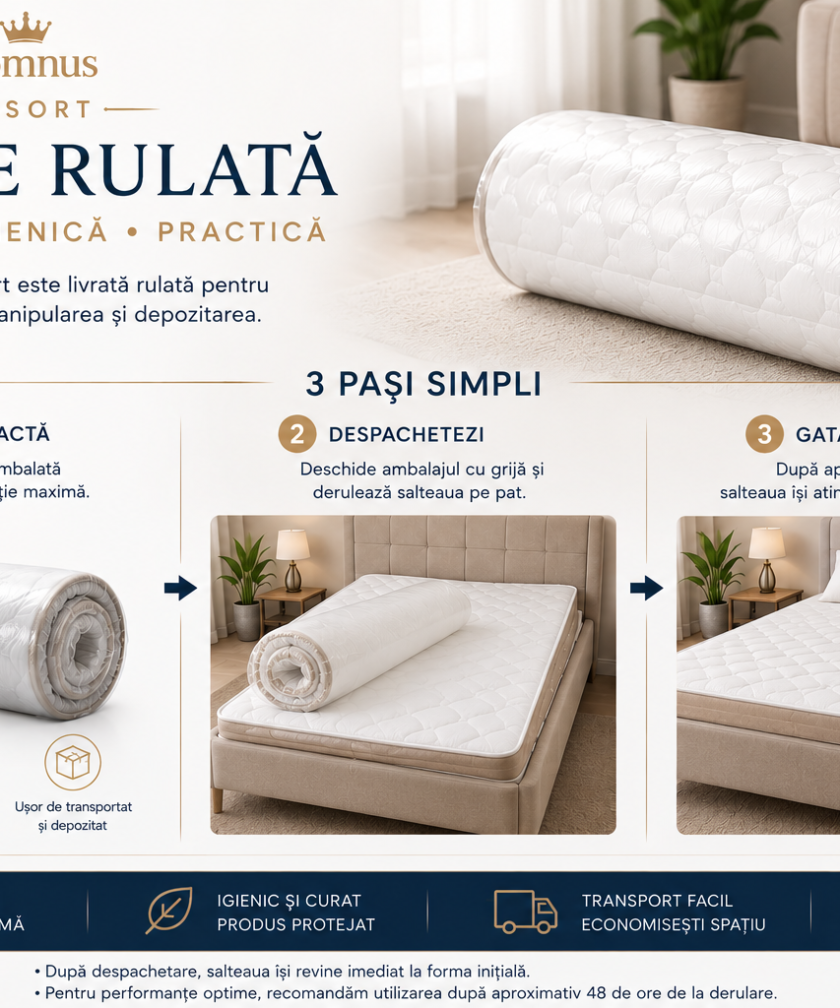 Saltea Ortopedica Somnus Resort, Cool Wave, 180x200 cm 21 Saltea Ortopedica Somnus Resort, Cool Wave, 180x200 cm - imagine 11