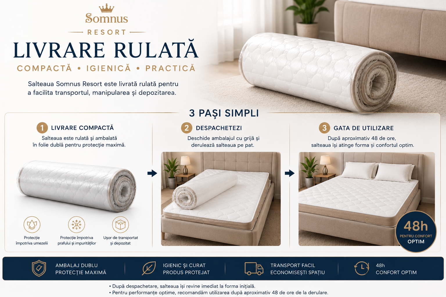 Saltea Ortopedica Somnus Resort, Cool Wave, 180x200 cm 30 resort2 nqkrnz
