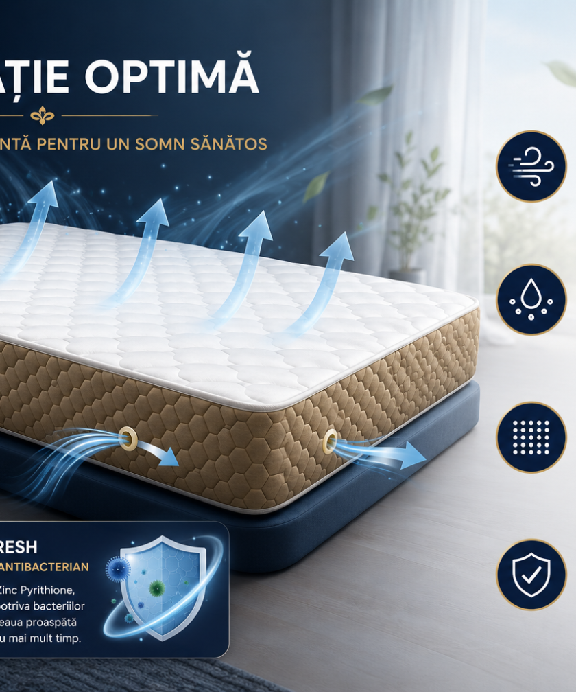 Saltea ortopedica somnUS Premium-Repose, 140x200x 21cm 10 Saltea ortopedica somnUS Premium-Repose, 140x200x 21cm - imagine 4